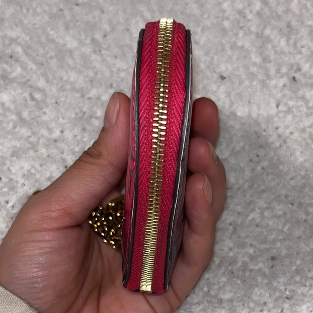 Louis Vuitton Vernis Patent Porte Monnaie Wallet Coeur Sunrise - Picture 4 of 14